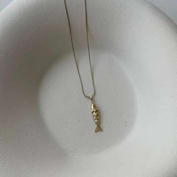 Balık Gold Kolye