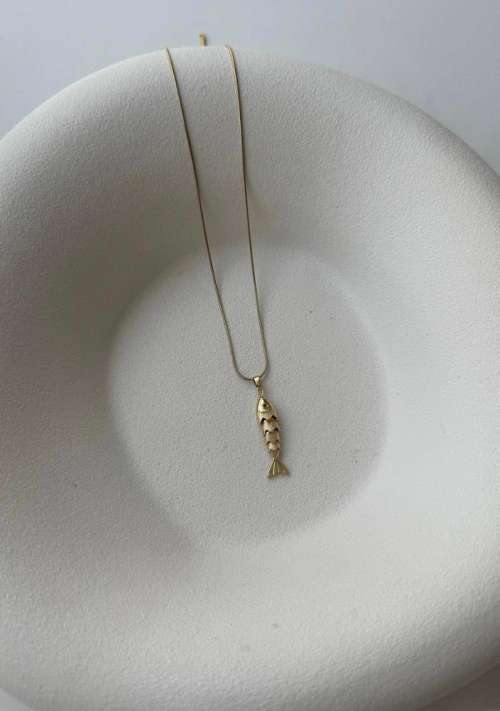 Balık Gold Kolye