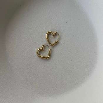 Kalp Gold Küpe